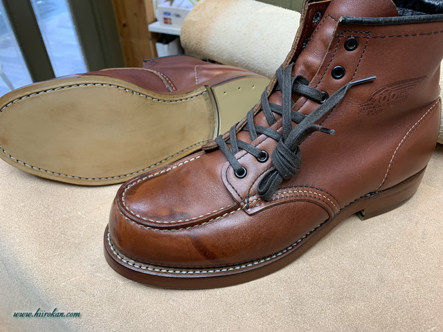 Red Wingとchippewa ブーツ エンジニアなどのファスナー取付＆ソール交換